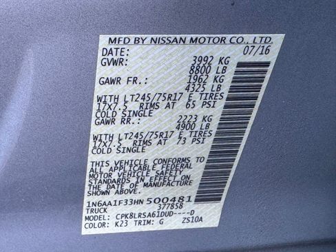 Used 2017 Nissan Titan S AWD/4WD image 40