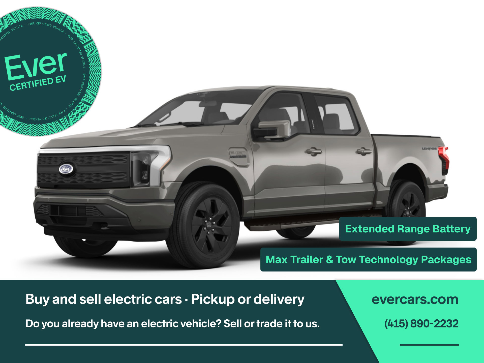 Used 2025 Ford F150 Lightning Flash AWD/4WD image 1