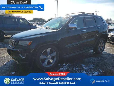 Used 2014 Jeep Grand Cherokee Overland w/ Advanced Technology Group image 1