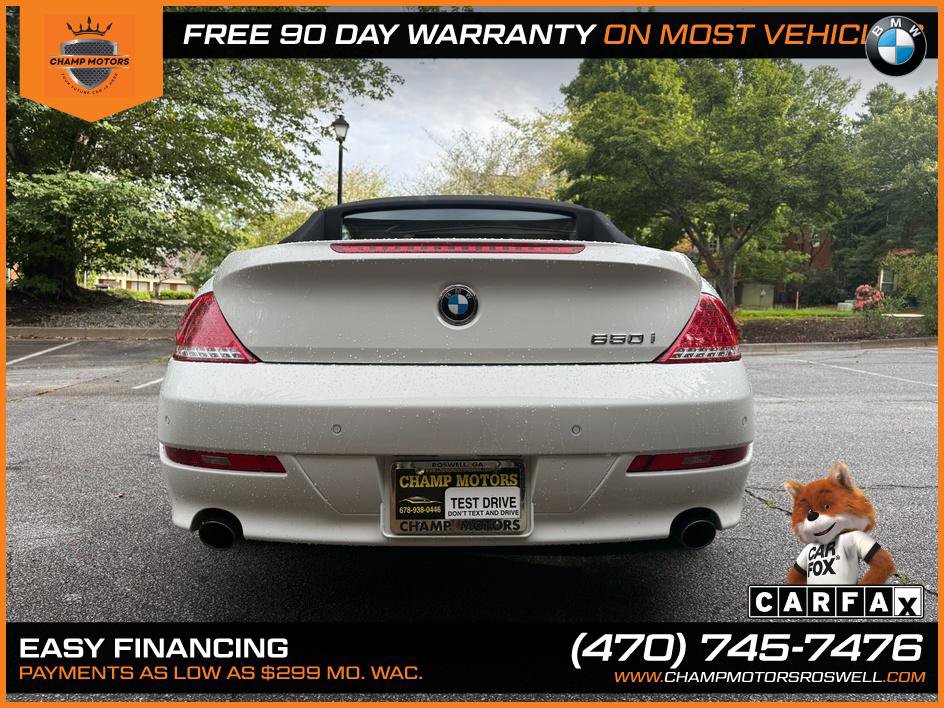 Used 2009 BMW 650i Convertible RWD image 10