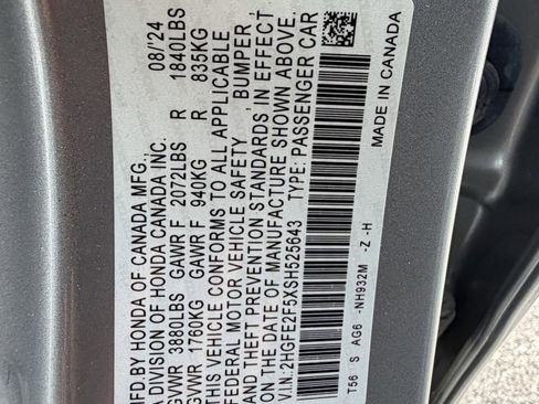 Used 2025 Honda Civic Sport image 33