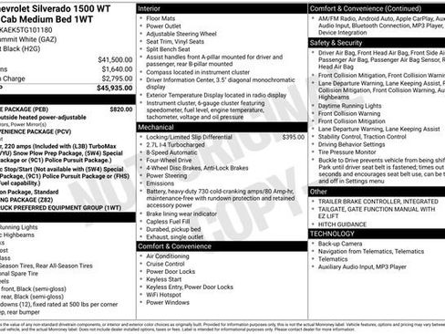New 2026 Chevrolet Silverado 1500 W/T w/ WT Value Package image 4