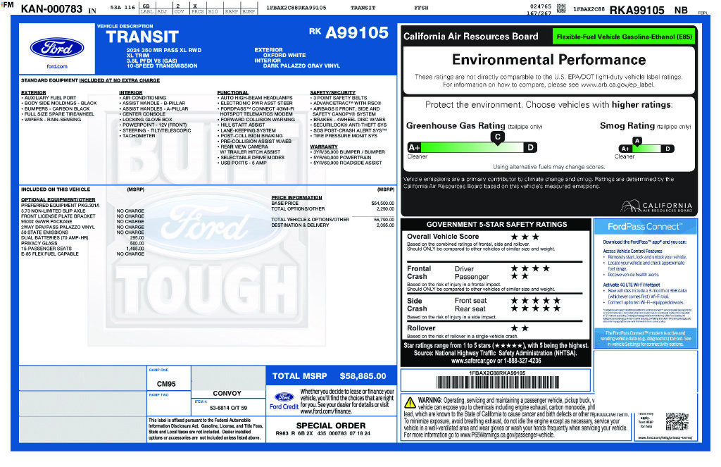 Used 2024 Ford Transit 350 XL RWD image 31