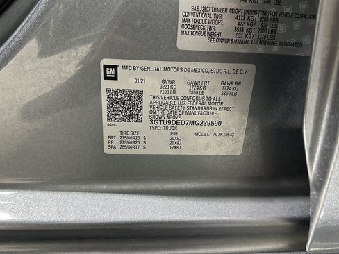 Used 2021 GMC Sierra 1500 SLT w/ SLT Premium Plus Package image 30