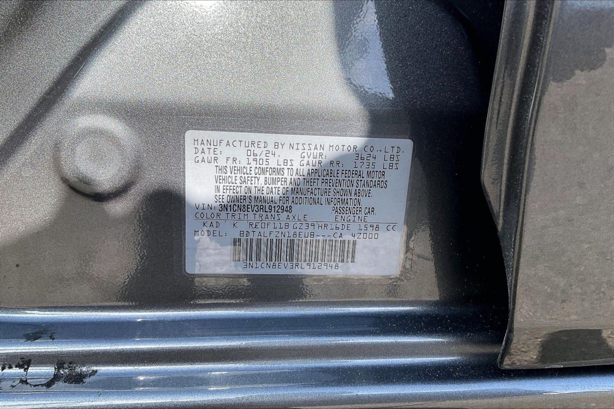 Used 2024 Nissan Versa SV FWD image 32