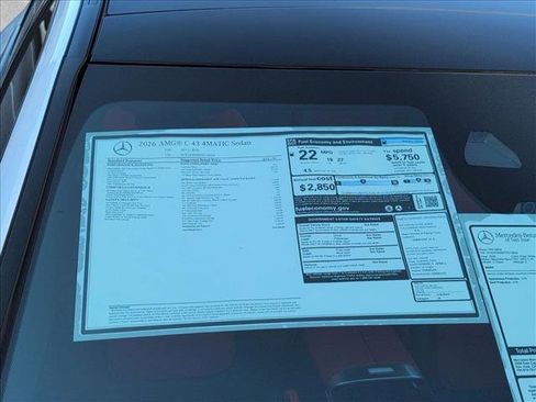 New 2026 Mercedes-Benz C 43 AMG 4MATIC Sedan image 18