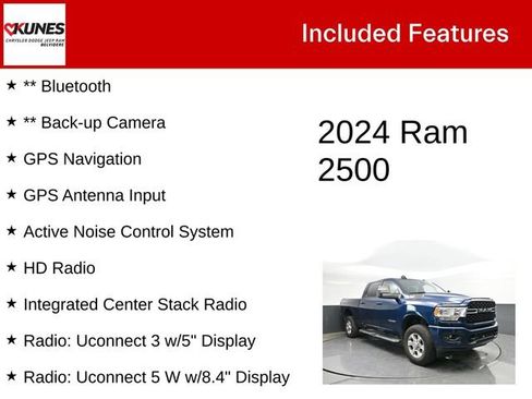 Used 2024 RAM 2500 Big Horn w/ Sport Appearance Package AWD/4WD image 3