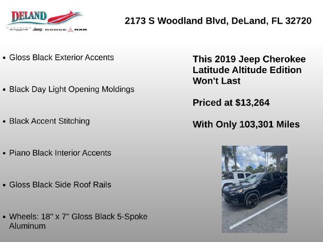 Used 2019 Jeep Cherokee Latitude Plus AWD/4WD image 4