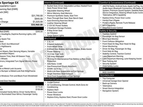 Used 2023 Kia Sportage SX FWD image 38