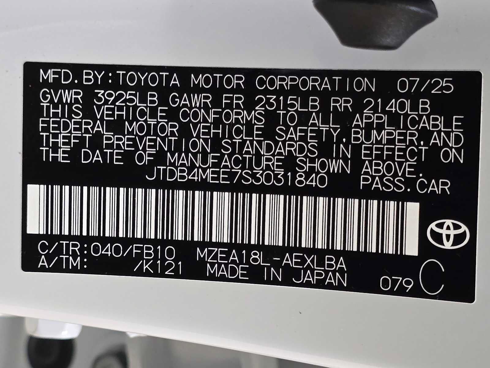 Used 2025 Toyota Corolla LE FWD image 31