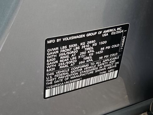 Used 2024 Volkswagen Atlas SE image 26