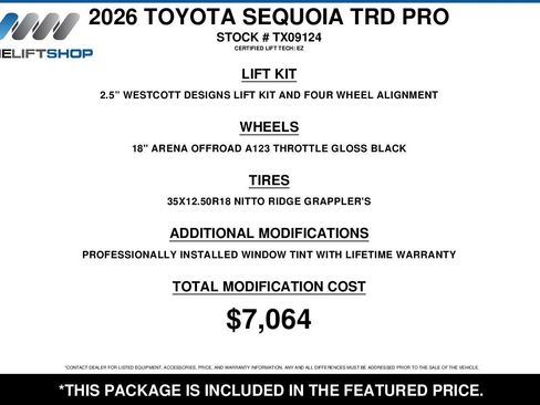 Used 2026 Toyota Sequoia TRD Pro w/ TRD Performance Package (TMS) image 2