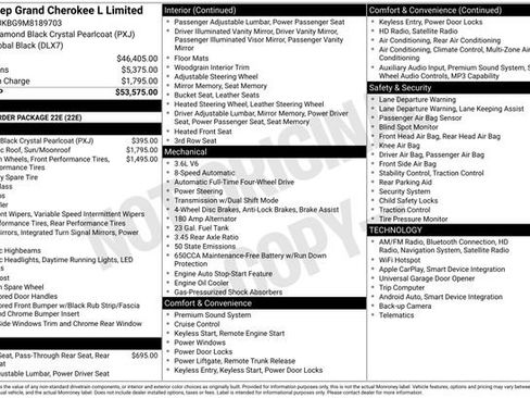 Used 2021 Jeep Grand Cherokee L Limited AWD/4WD image 7