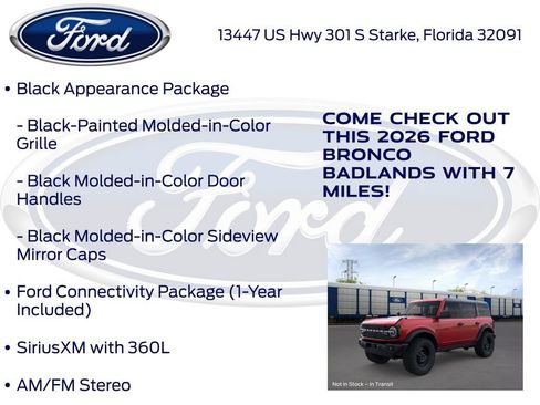 New 2026 Ford Bronco Badlands AWD/4WD image 25