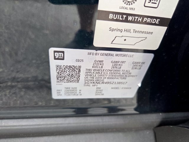 Used 2025 Cadillac XT5 Premium Luxury w/ LPO, Floor Liner Package FWD image 24