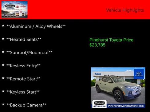 Certified 2024 Hyundai Santa Cruz SEL w/ Activity Package FWD image 14