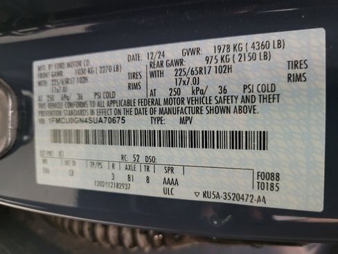 Used 2025 Ford Escape Active FWD image 33