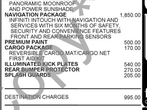 Used 2017 INFINITI QX30 Premium w/ Navigation Package image 24