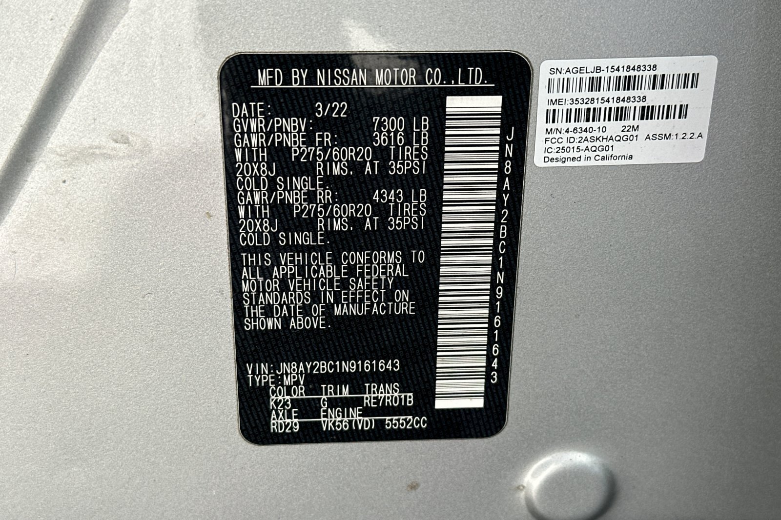 Used 2022 Nissan Armada SL RWD image 41