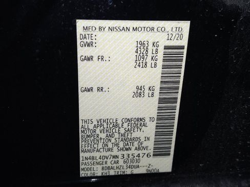 Used 2021 Nissan Altima 2.5 SV image 33