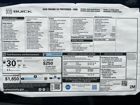 New 2026 Buick Encore GX Preferred w/ Comfort Package FWD image 21