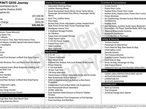 Used 2014 INFINITI QX50 Journey image 28