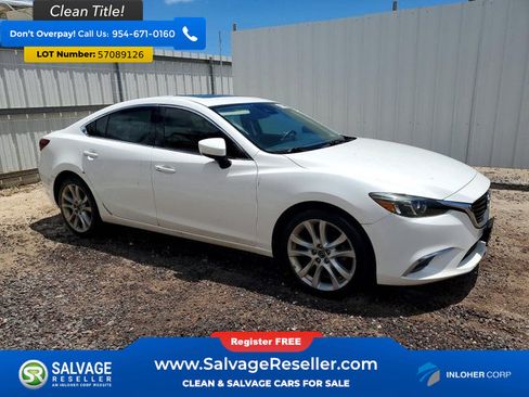 Used 2017 MAZDA MAZDA6 Touring w/ Touring Premium Package FWD image 5