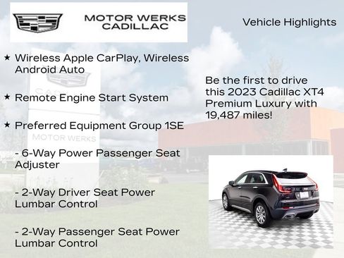 Certified 2023 Cadillac XT4 Premium Luxury w/ Cold Weather Package image 15