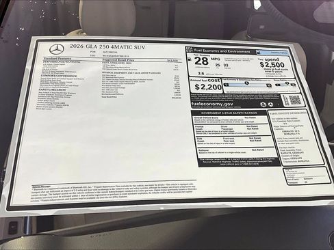 New 2026 Mercedes-Benz GLA 250 4MATIC image 18