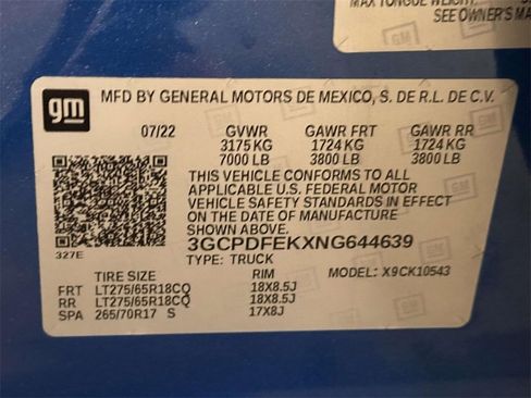 Used 2022 Chevrolet Silverado 1500 LT Trail Boss w/ Protection Package image 30