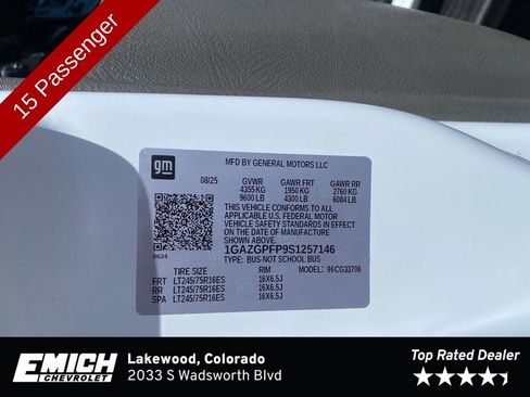 Used 2025 Chevrolet Express 3500 LT w/ LT Preferred Equipment Group RWD image 28