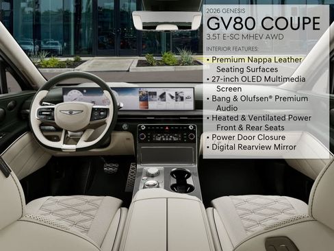 New 2026 Genesis GV80 3.5T e-SC AWD/4WD image 17