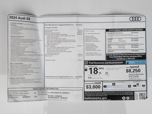 Used 2024 Audi S8 image 82