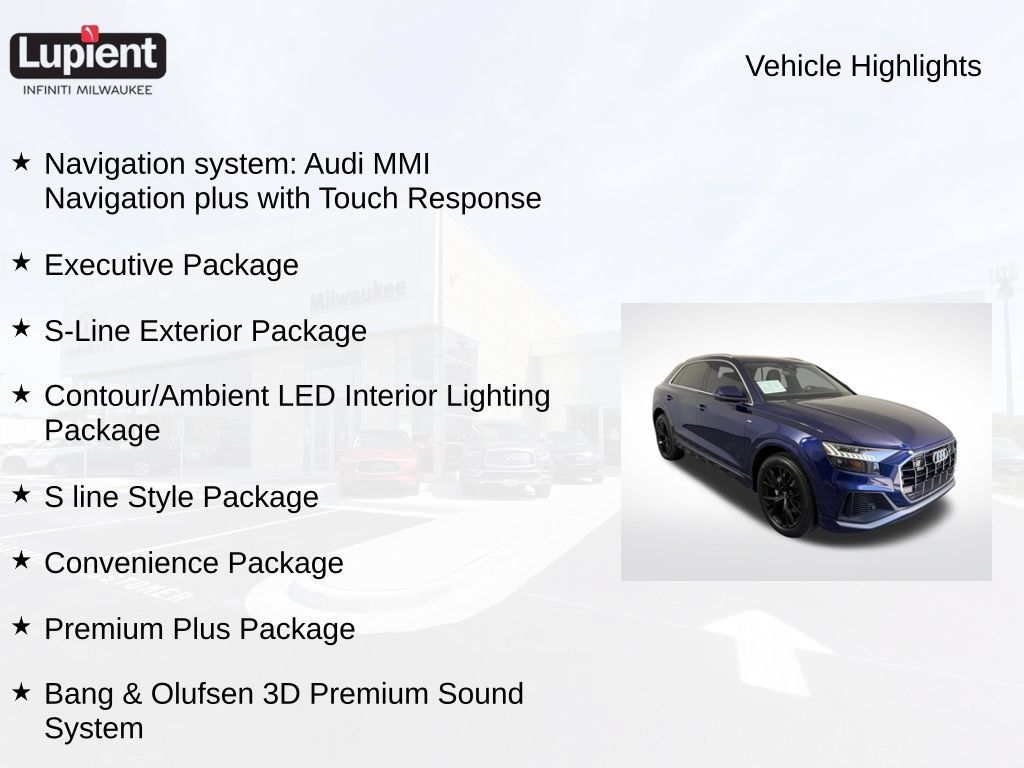 Used 2021 Audi Q8 Premium Plus w/ Premium Plus Package AWD/4WD image 2