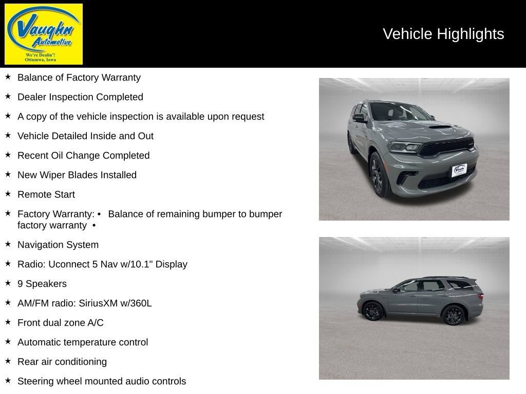 Used 2025 Dodge Durango R/T w/ Blacktop Package AWD/4WD image 2