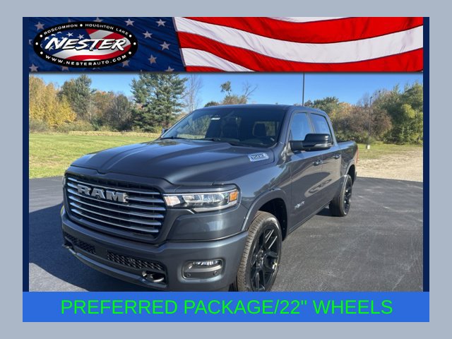 New 2027 RAM 1500 Laramie w/ Laramie Preferred Package AWD/4WD 360° Tour