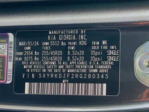 Certified 2024 Kia Sorento SX Prestige image 21