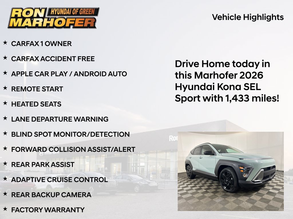 Used 2026 Hyundai Kona SEL Sport FWD image 15