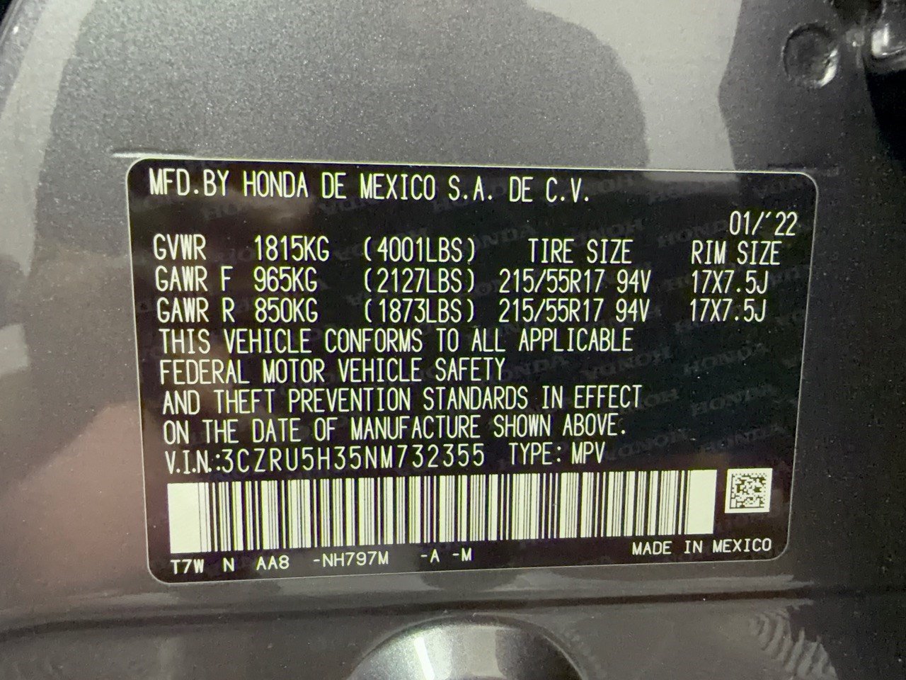 Used 2022 Honda HR-V LX image 31