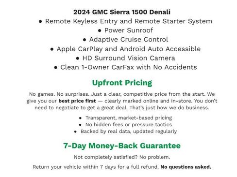 Used 2024 GMC Sierra 1500 Denali AWD/4WD image 1