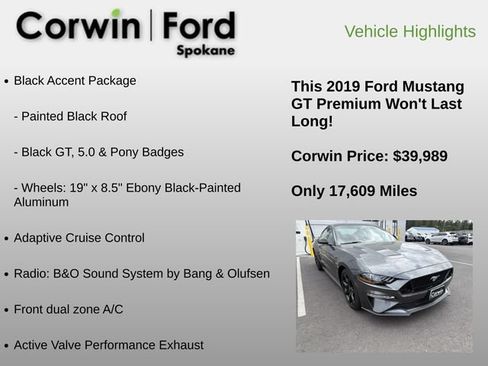 Used 2019 Ford Mustang GT Premium RWD image 6