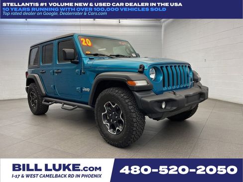 Certified 2020 Jeep Wrangler Unlimited Sport image 1