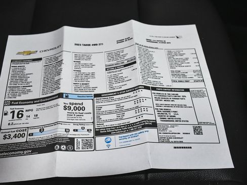 Used 2023 Chevrolet Tahoe Z71 w/ Z71 Off-Road Package image 66