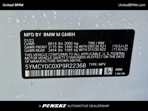 Used 2023 BMW X6 M w/ Competition Package image 15