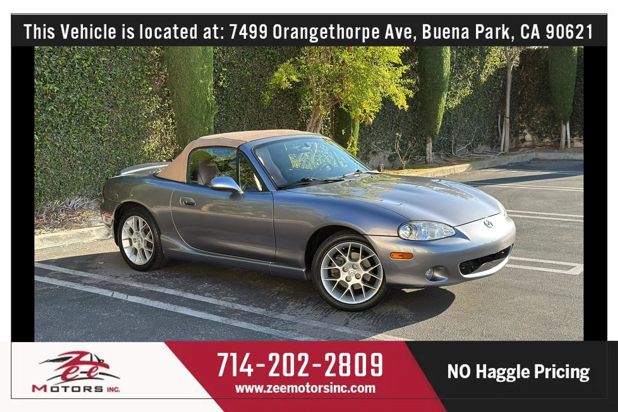 Used 2002 MAZDA MX-5 Miata SE RWD image 2