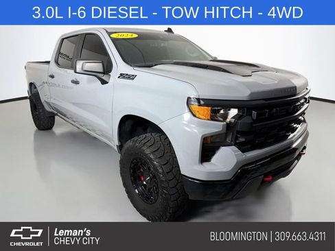 Used 2024 Chevrolet Silverado 1500 Custom Trail Boss w/ LPO, Dark Essentials Package AWD/4WD image 1