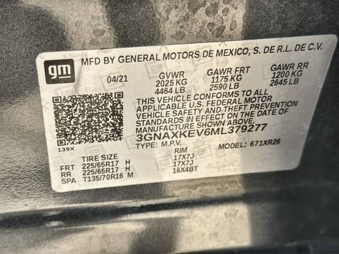 Certified 2021 Chevrolet Equinox LT FWD image 33