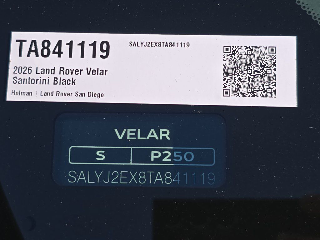 New 2026 Land Rover Range Rover Velar S AWD/4WD image 36