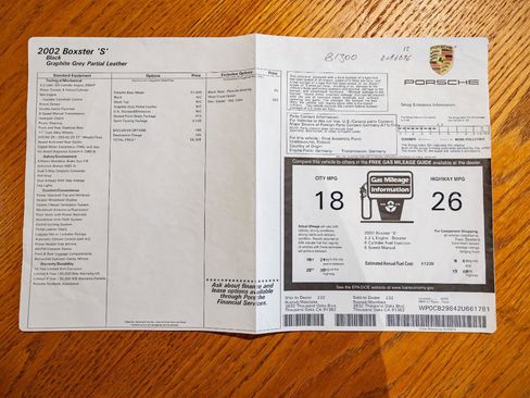 Used 2002 Porsche Boxster S image 14