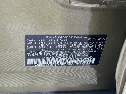 Used 2024 Subaru Outback Limited image 39